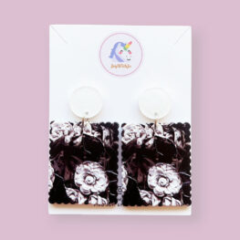 black-and-white-rose-floral-earrings