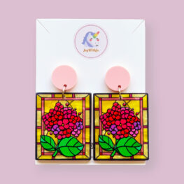 stained-glass-inspired-unique-floral-earrings-yellow