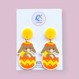 yellow-chevron-egg-easter-bunny-easter-earrings