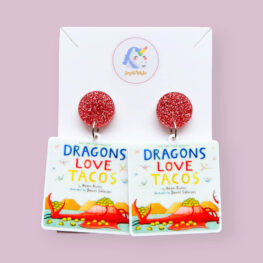 dragons-love-tacos-book-week-earrings