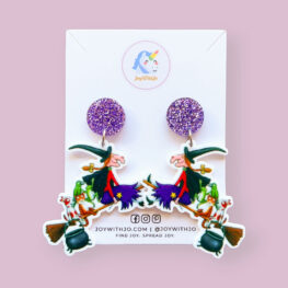room-on-the-broom-book-week-earrings