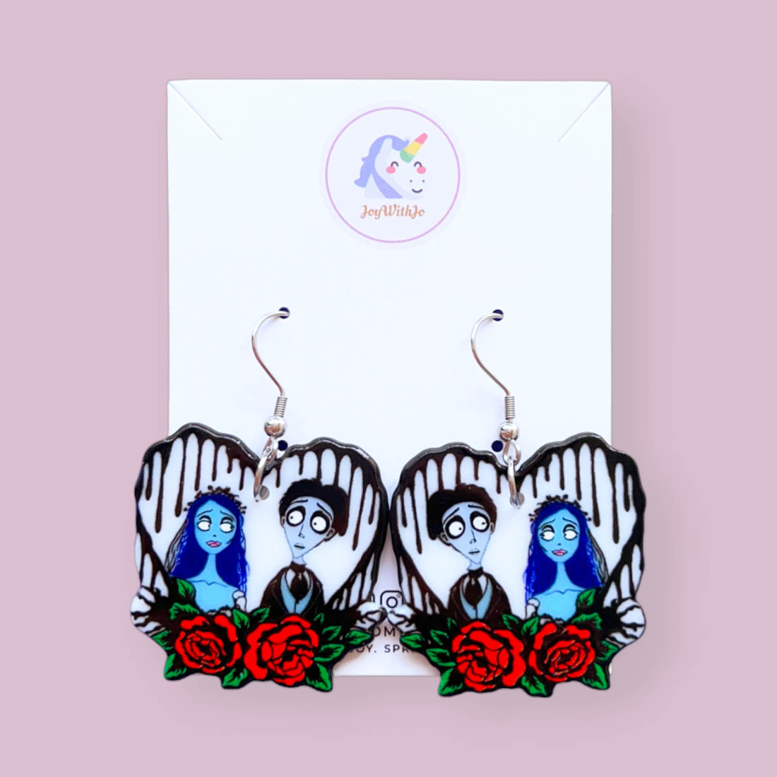 corpse-bride-emily-and-victor-halloween-earrings corpse-bride-emily-and-victor-halloween-earrings