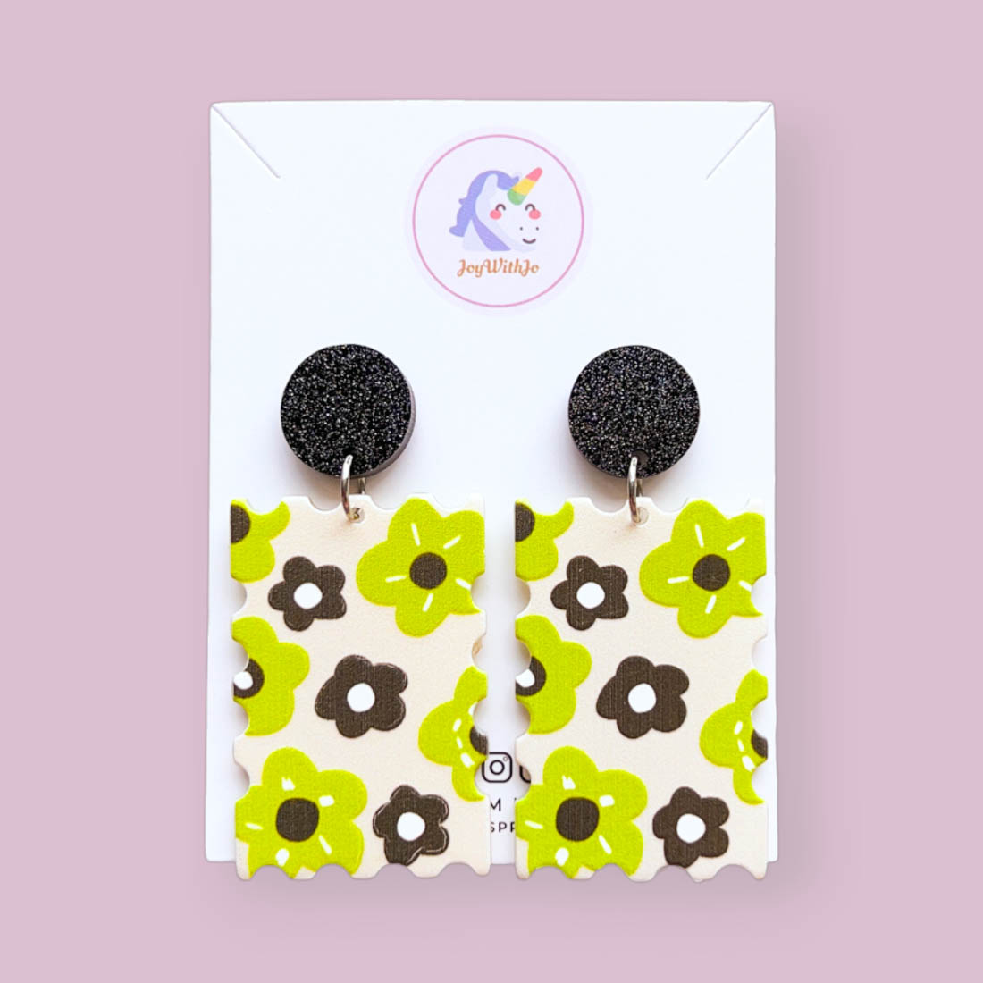 cute-black-and-green-floral-earrings cute-black-and-green-floral-earrings