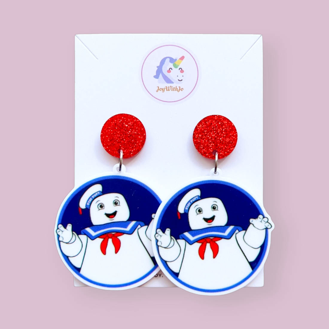 cute-marshmallow-man-halloween-earrings cute-marshmallow-man-halloween-earrings
