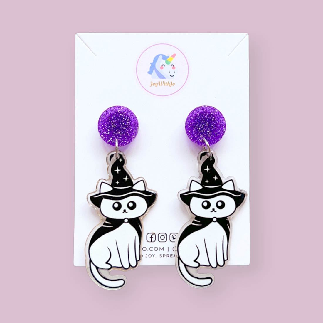 cute-witch-cat-halloween-earrings cute-witch-cat-halloween-earrings