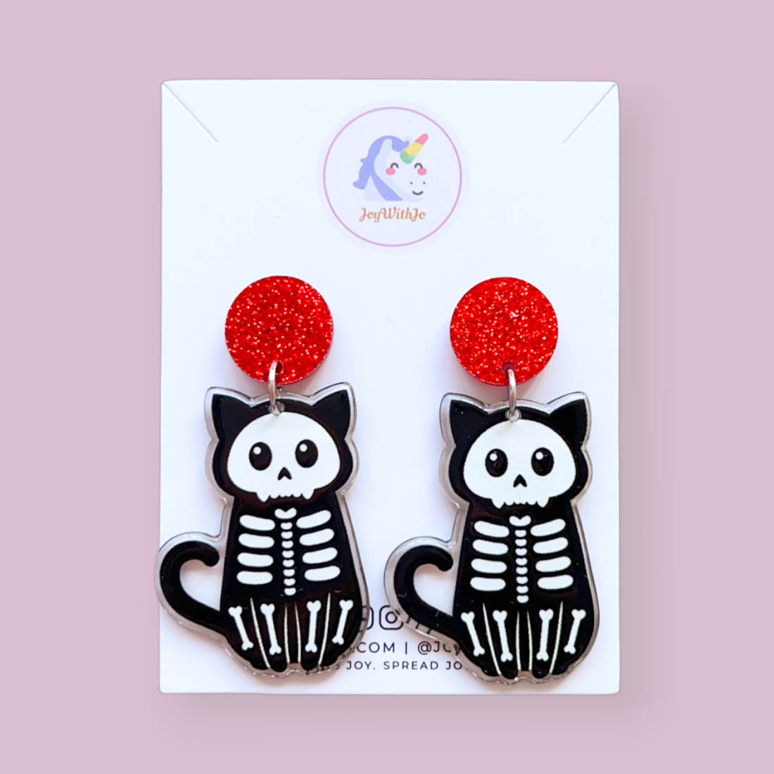funny-skeleton-cat-halloween-earrings funny-skeleton-cat-halloween-earrings