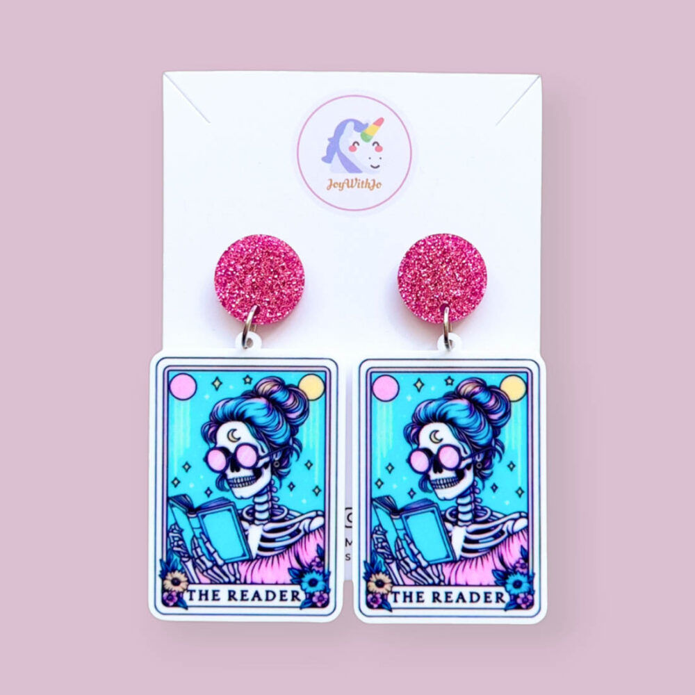 the-reader-skeleton-earrings