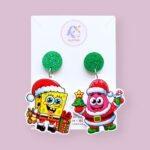 Joy With Jo Reviews cute patrick and spongebob christmas earrings Joy With Jo Reviews cute patrick and spongebob christmas earrings