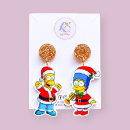 homer-and-marge-simpsons-christmas-earrings