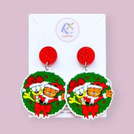 odie-and-garfield-christmas-earrings