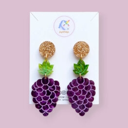 acrylic-grapes-earrings