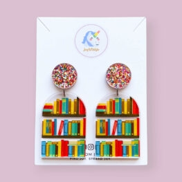 books-are-my-happy-place-acrylic-earrings-book-week-earrings