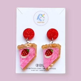 layered-acrylic-strawberry-tart-earrings