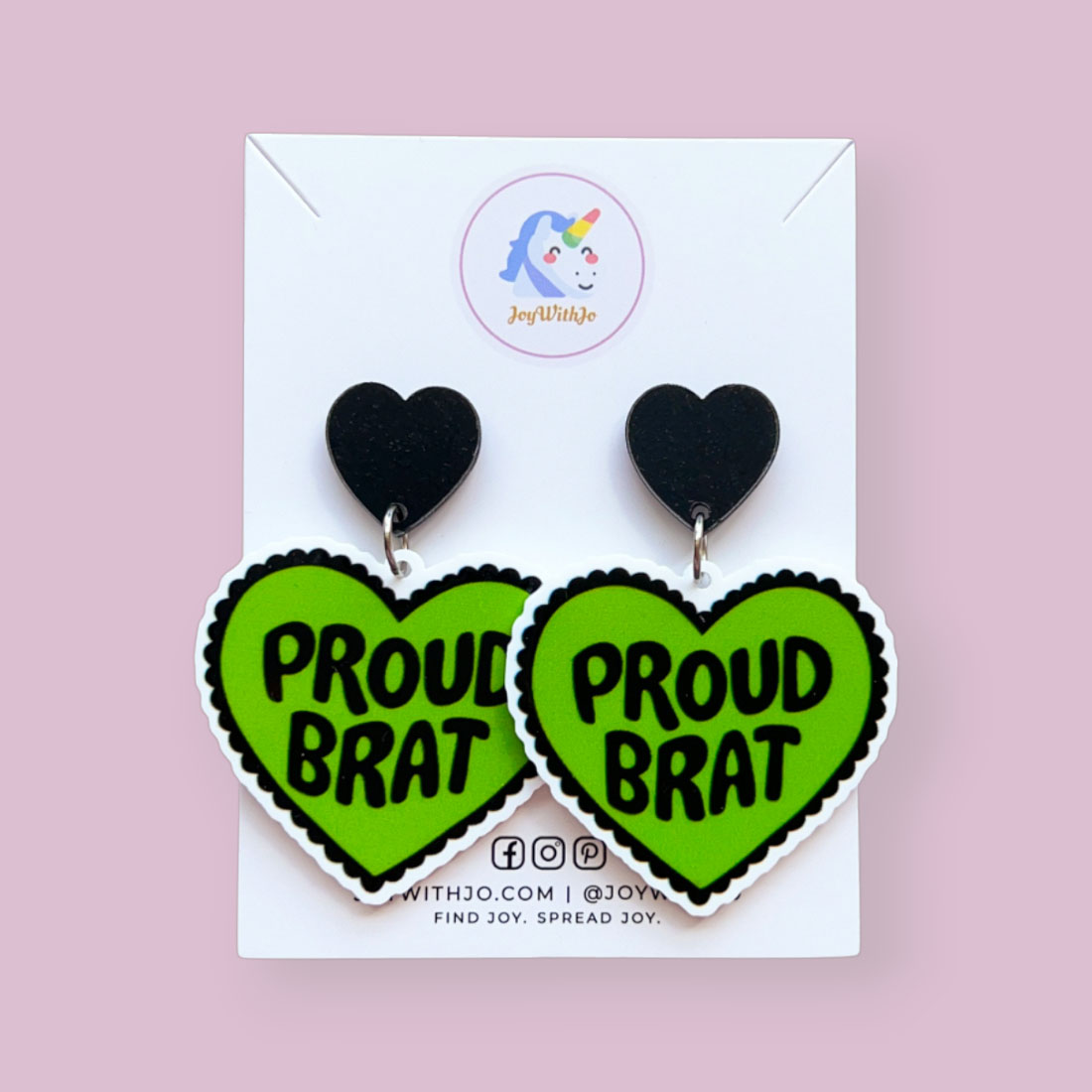 proud-brat-inspirational-quote-earrings proud-brat-inspirational-quote-earrings