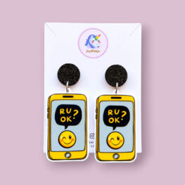 cute-phone-r-u-ok-earrings