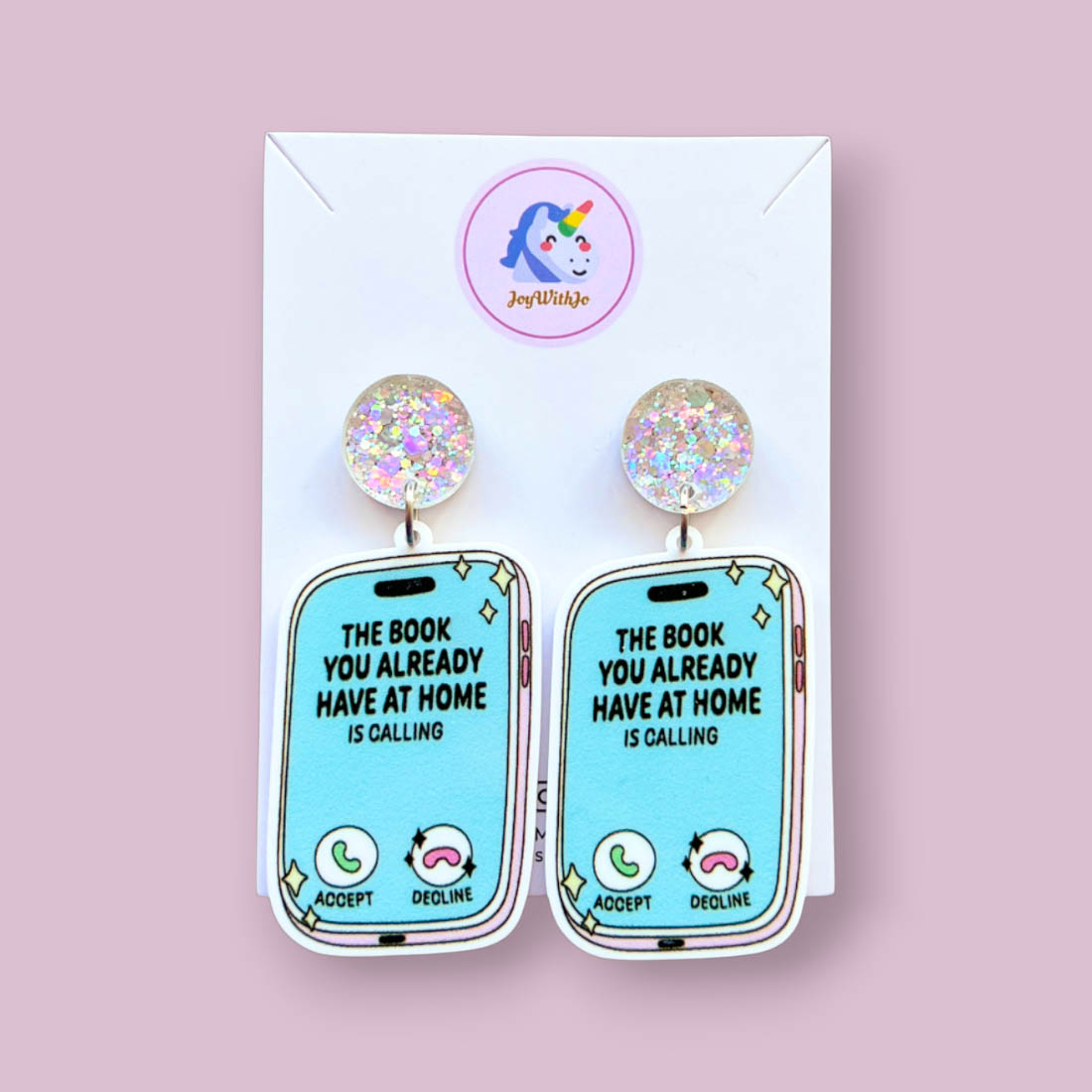 funny-books-incoming-call-book-week-earrings funny-books-incoming-call-book-week-earrings