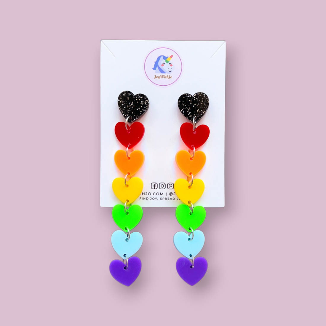 cute-rainbow-hearts-acrylic-earrings cute-rainbow-hearts-acrylic-earrings