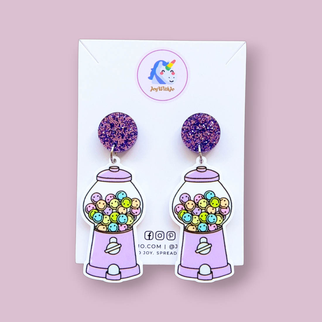 gumball-machine-choose-happy-inspirational-quirky-earrings gumball-machine-choose-happy-inspirational-quirky-earrings