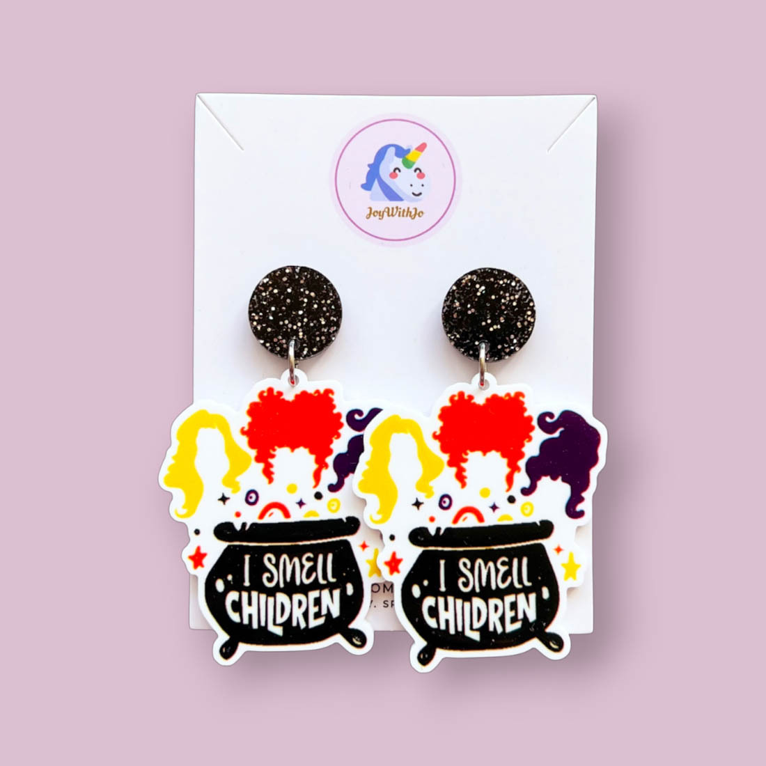 hocus-pocus-i-smell-children-halloween-earrings hocus-pocus-i-smell-children-halloween-earrings