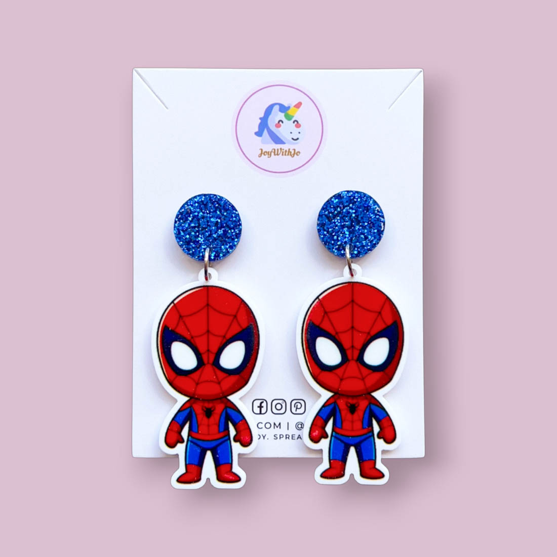 too-cute-spiderman-earrings too-cute-spiderman-earrings