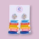 Joy With Jo Reviews you are loved book earrings Joy With Jo Reviews you are loved book earrings