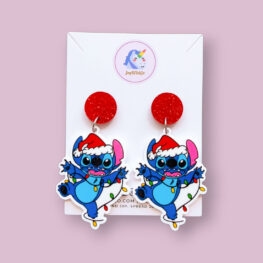 cute-christmas-lights-stitch-christmas-earrings