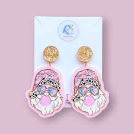 cute-floral-bubble-gum-santa-claus-christmas-earrings