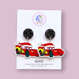 lightning-mcqueen-cars-christmas-earrings
