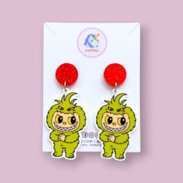 merry-christmas-cheeky-grinch-labubu-christmas-earrings