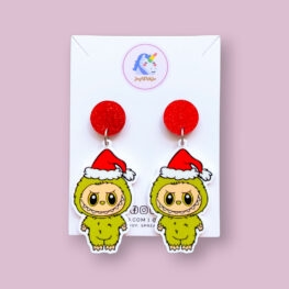 merry-christmas-grinch-labubu-christmas-earrings
