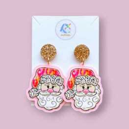 paisley-glitter-acrylic-santa-claus-christmas-earrings