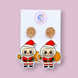 santa-labubu-christmas-earrings