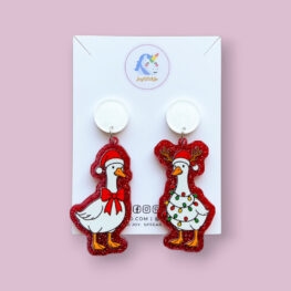 santas-silly-goose-christmas-earrings