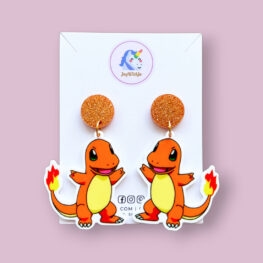 too-cute-character-charmander-earrings
