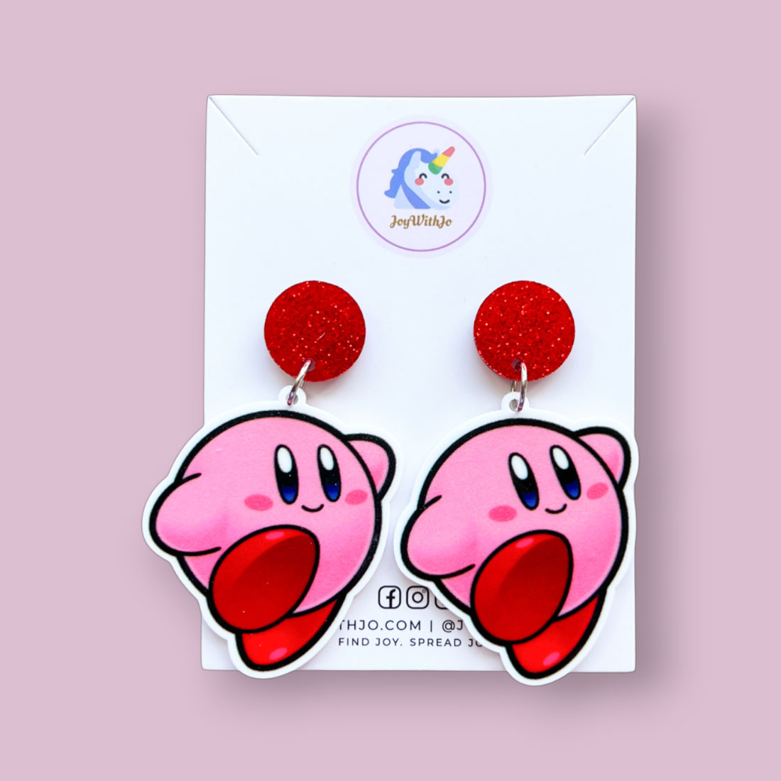 too-cute-character-kirby-earrings too-cute-character-kirby-earrings