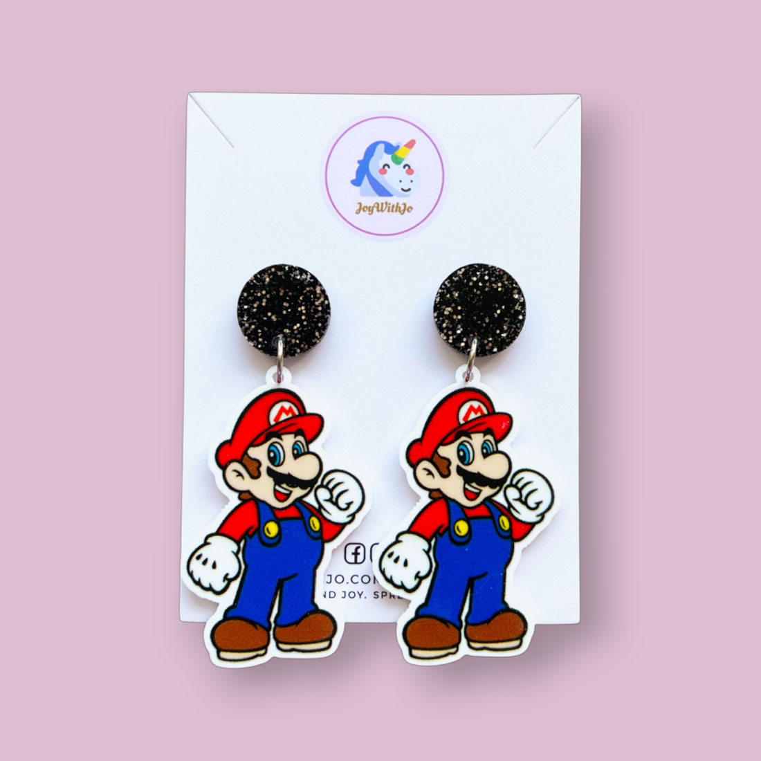 too-cute-character-mario-earrings too-cute-character-mario-earrings