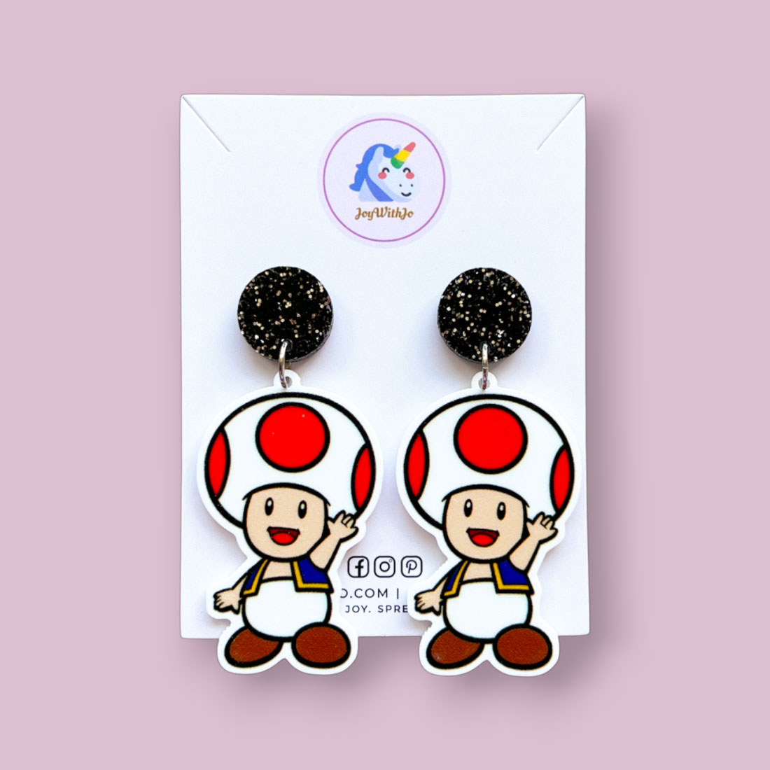 too-cute-character-toad-earrings too-cute-character-toad-earrings