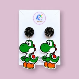 too-cute-character-yoshi-earrings