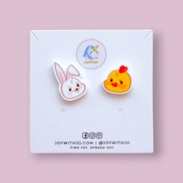 bunny-and-chick-easter-earrings-stud-earrings