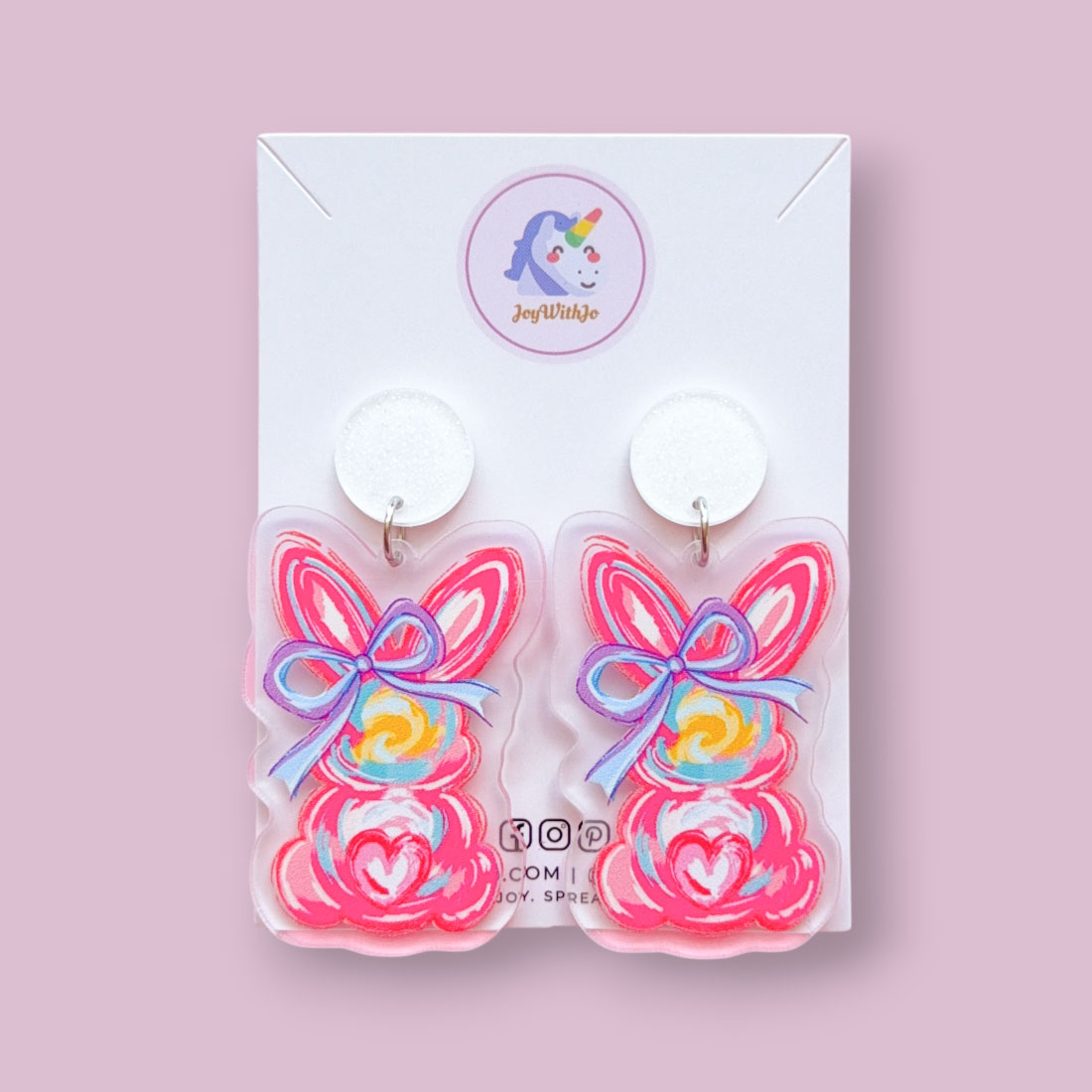 cute-pink-easter-bunny-easter-earrings cute-pink-easter-bunny-easter-earrings