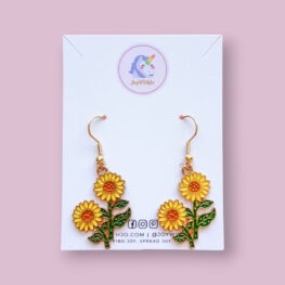 cute-sunflower-hook-earrings