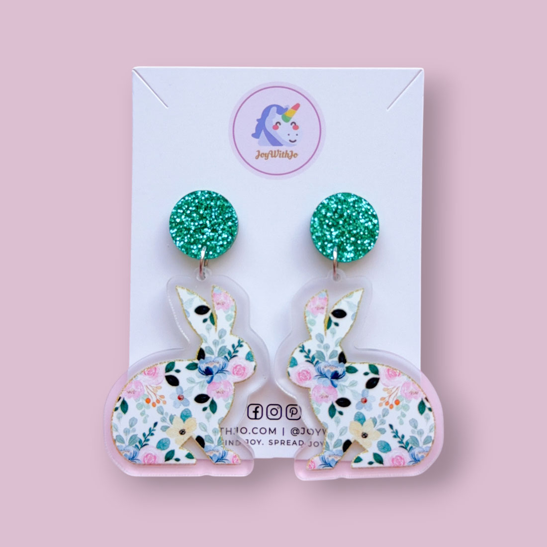 floral-print-bunny-easter-earrings floral-print-bunny-easter-earrings