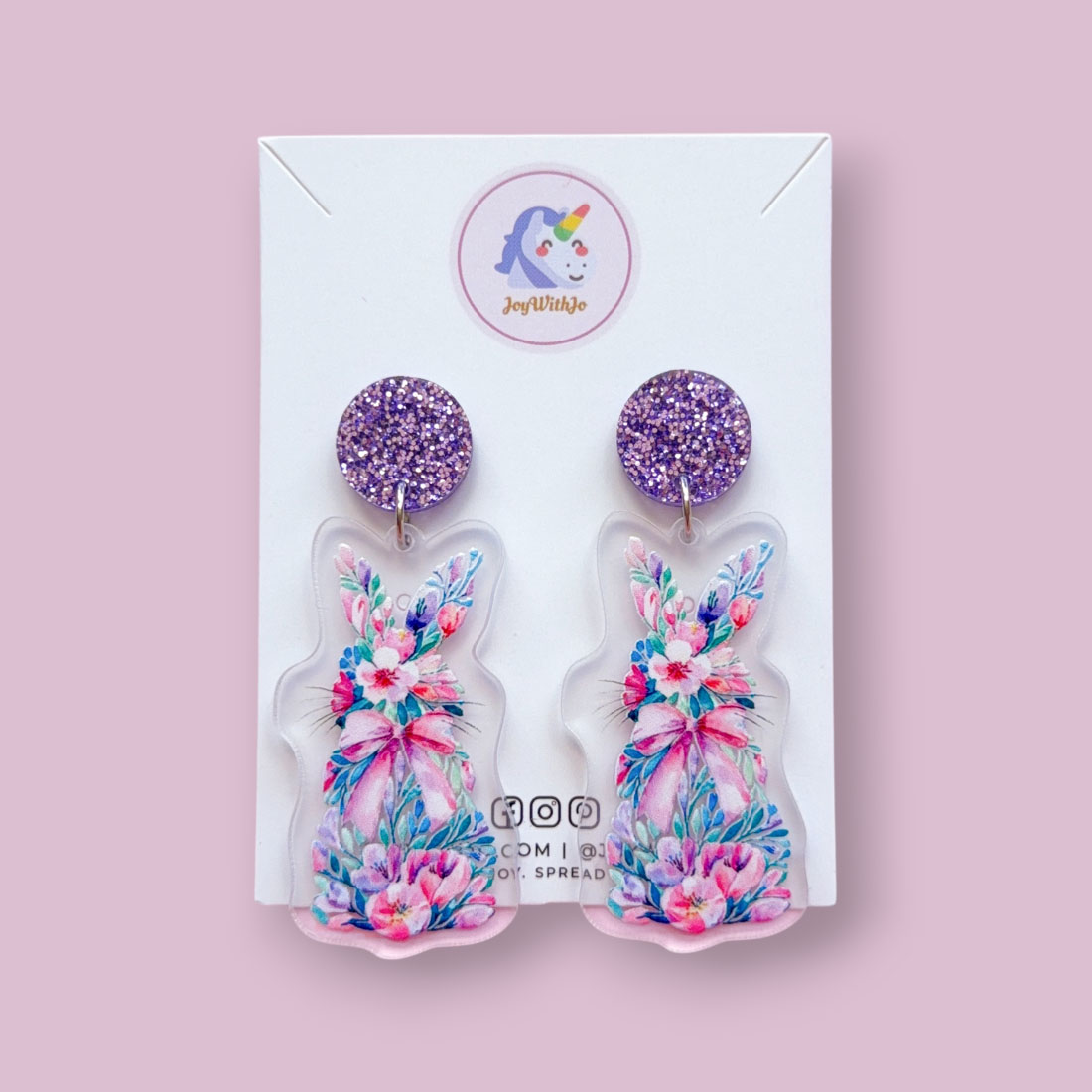 watercolour-floral-easter-bunny-easter-earrings watercolour-floral-easter-bunny-easter-earrings