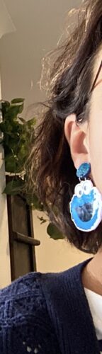 Cheeky Cookie Monster Earrings photo review