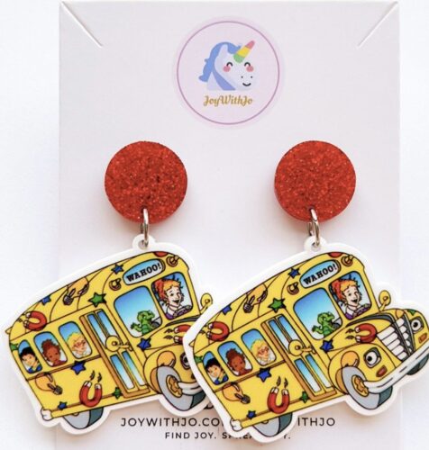 Teacher Earrings The Magic School Bus Earrings photo review
